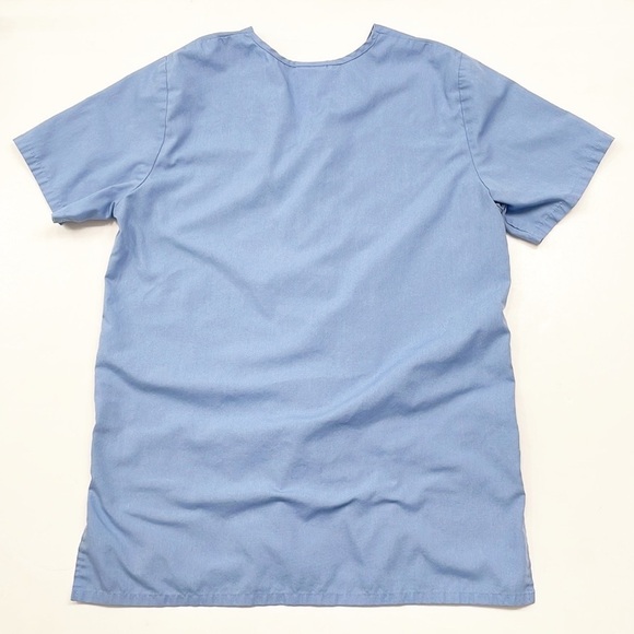 Simply Basic blue scrub top / medical uniform - Picture 2 of 4